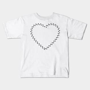 HEART - Heart Paw Print Kids T-Shirt